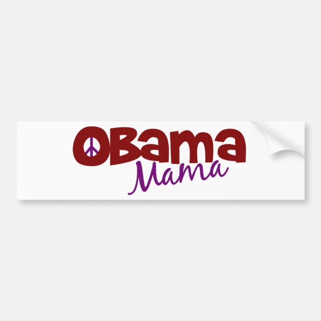 Autocollant De Voiture Maman d'Obama (Devant)