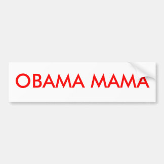 AUTOCOLLANT DE VOITURE MAMAN D'OBAMA
