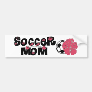 Autocollant De Voiture Maman du football