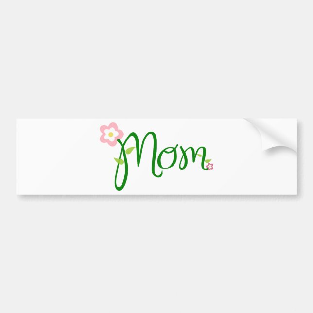 Autocollant De Voiture Maman florale décorative (Devant)