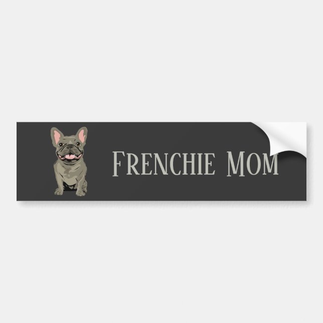 Autocollant De Voiture Maman Frenchie (Devant)