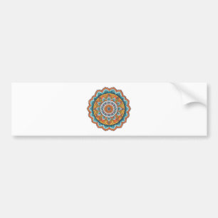 Autocollant De Voiture mandala de diverses couleurs