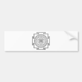 Autocollant De Voiture Mandala de Sri Yantra