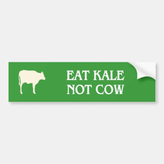 Autocollant De Voiture manger kale pas vache vegan