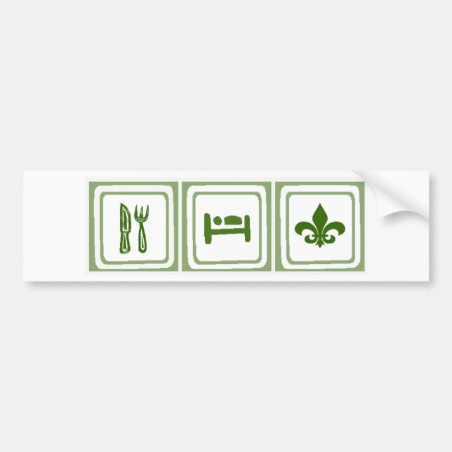 Autocollant De Voiture Mangez le sommeil… (Devant)