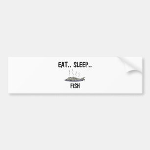 Autocollant De Voiture Mangez les POISSONS de sommeil