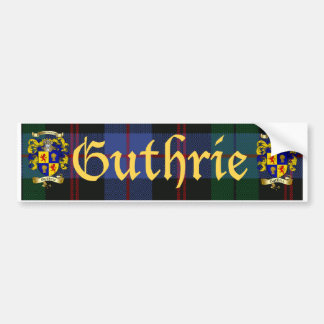 Autocollant De Voiture Manteau de Guthrie des bras