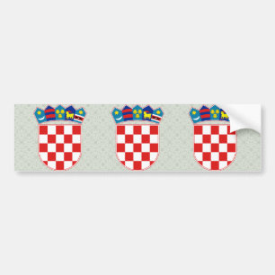 Autocollant De Voiture Manteau de la Croatie de détail de bras