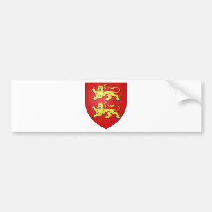 Autocollant De Voiture Manteau de la Normandie (France) des bras