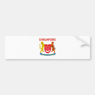Autocollant De Voiture Manteau de SINGAPOUR des bras