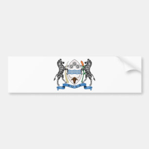 Autocollant De Voiture Manteau du Botswana des bras
