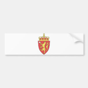 Autocollant De Voiture Manteau officiel de la Norvège de symbole