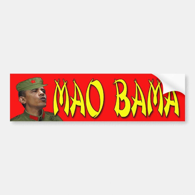 Autocollant De Voiture Mao Bama (image) (Devant)