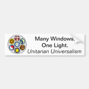 Autocollant De Voiture Marchandises universalistes unitariennes