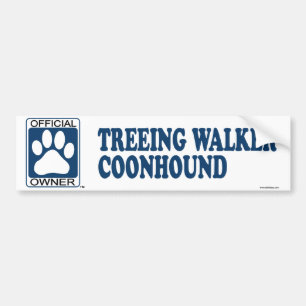 Autocollant De Voiture MARCHEUR COONHOUND_Blue de TREEING