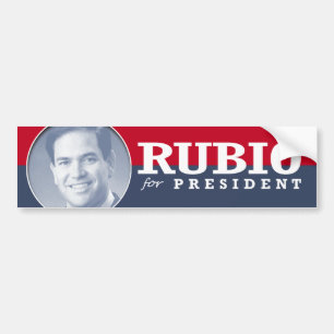 AUTOCOLLANT DE VOITURE MARCO RUBIO 2016