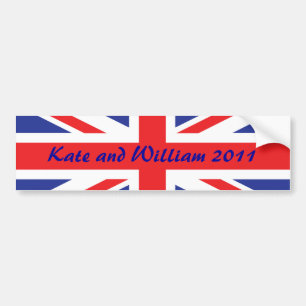 Autocollant De Voiture Mariage royal /Kate et William