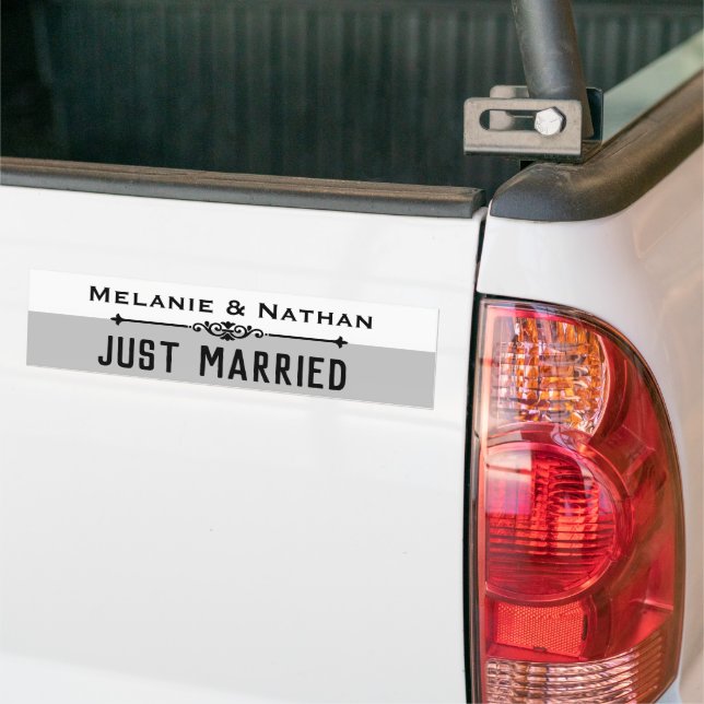 Autocollant De Voiture Mariés Personnalisés de Style (Sur camion)
