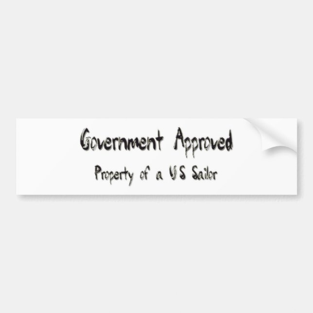 Autocollant De Voiture Marin - adhésif pour pare-chocs (Devant)