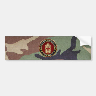 Autocollant De Voiture Marines des États-Unis : Sergent-chef de l'armée d