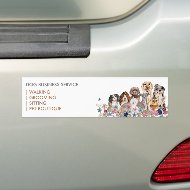 Autocollant De Voiture Marquage de chien (En voiture)