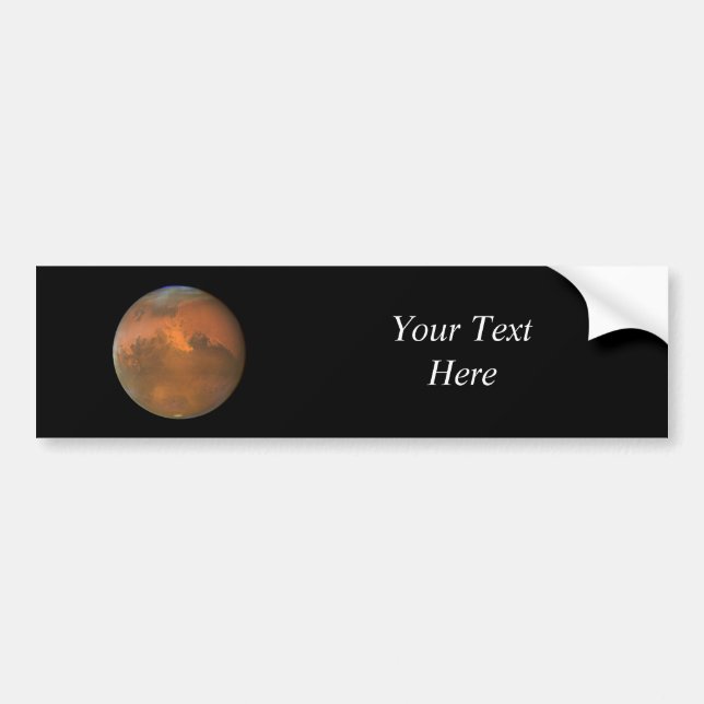 Autocollant De Voiture Mars (télescope de Hubble) (Devant)