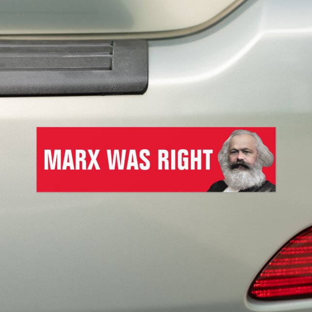 Autocollant De Voiture Marx avait raison (En voiture)