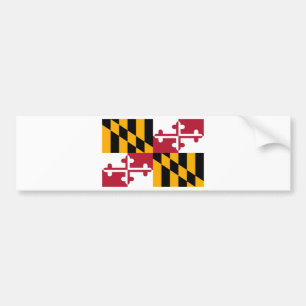 Autocollant De Voiture Maryland State Flag Design