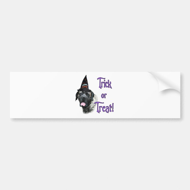Autocollant De Voiture Mastiff (broche) Trick (Devant)