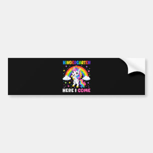 Autocollant De Voiture Maternelle me voilà Licorne Rentrée scolaire