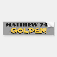 Matthieu 7:12 Or ! (règle) avec ombre
