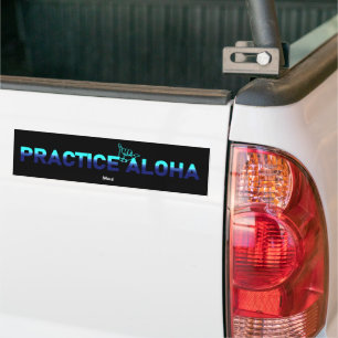 Autocollant De Voiture Maui Pratique Aloha HIPacific Shaka (Hang lâche)
