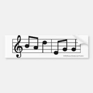 Autocollant De Voiture Mauvais adhésif pour pare-chocs musical d'oeufs