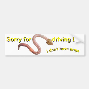 Autocollant De Voiture Mauvais ver