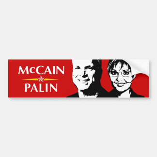 AUTOCOLLANT DE VOITURE MCMILF, MCCAIN PALIN 2008