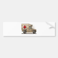 Médecin militaire de Hummer d'ambulance