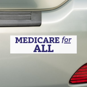 Autocollant De Voiture Medicare For All Single-Payer Universal Healthcare