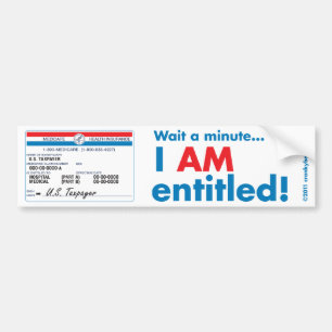 Autocollant De Voiture Medicare I AM Intitulé Bumper Sticker