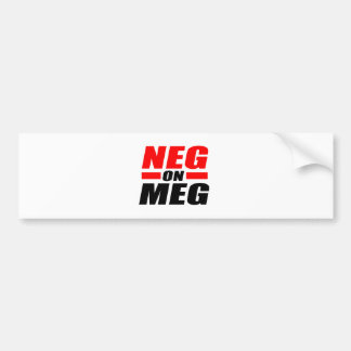 AUTOCOLLANT DE VOITURE MÉGOHM NÉGATIF