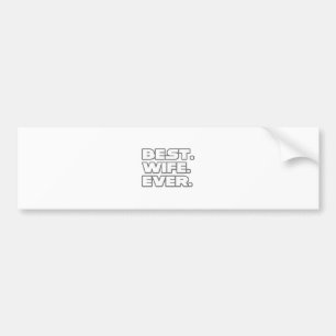 Autocollant De Voiture Meilleure femme jamais