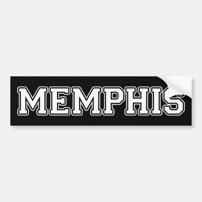 Autocollant De Voiture Memphis (Devant)
