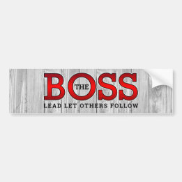 AUTOCOLLANT DE VOITURE MENER PERMETTRE AUX AUTRES DE SUIVRE