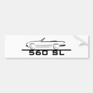 Autocollant De Voiture Mercedes 560 SL Type 107