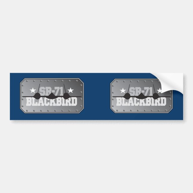 Autocollant De Voiture Merle SR-71 (Devant)