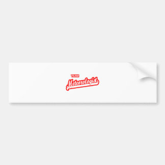 Autocollant De Voiture Météorologue d'équipe