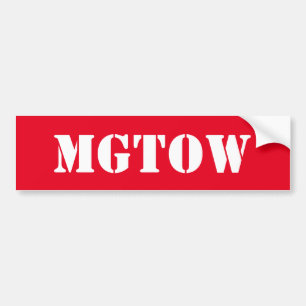 Autocollant De Voiture MGTOW - Hommes faisant à leur guise