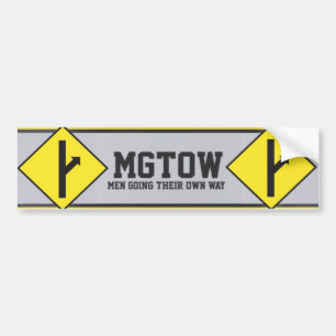 Autocollant De Voiture MGTOW - Les Hommes Partent À Leur Propre Voie