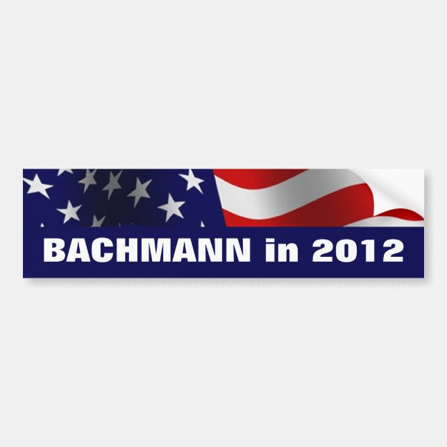 Autocollant De Voiture Michele Bachmann en 2012 (Devant)
