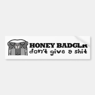 Autocollant De Voiture miel badger ne donne pas