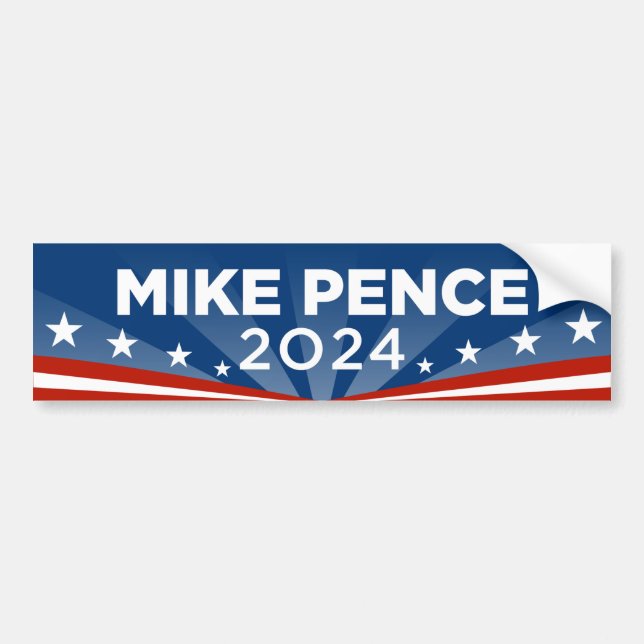 Autocollant De Voiture Mike Pence 2024 (Devant)